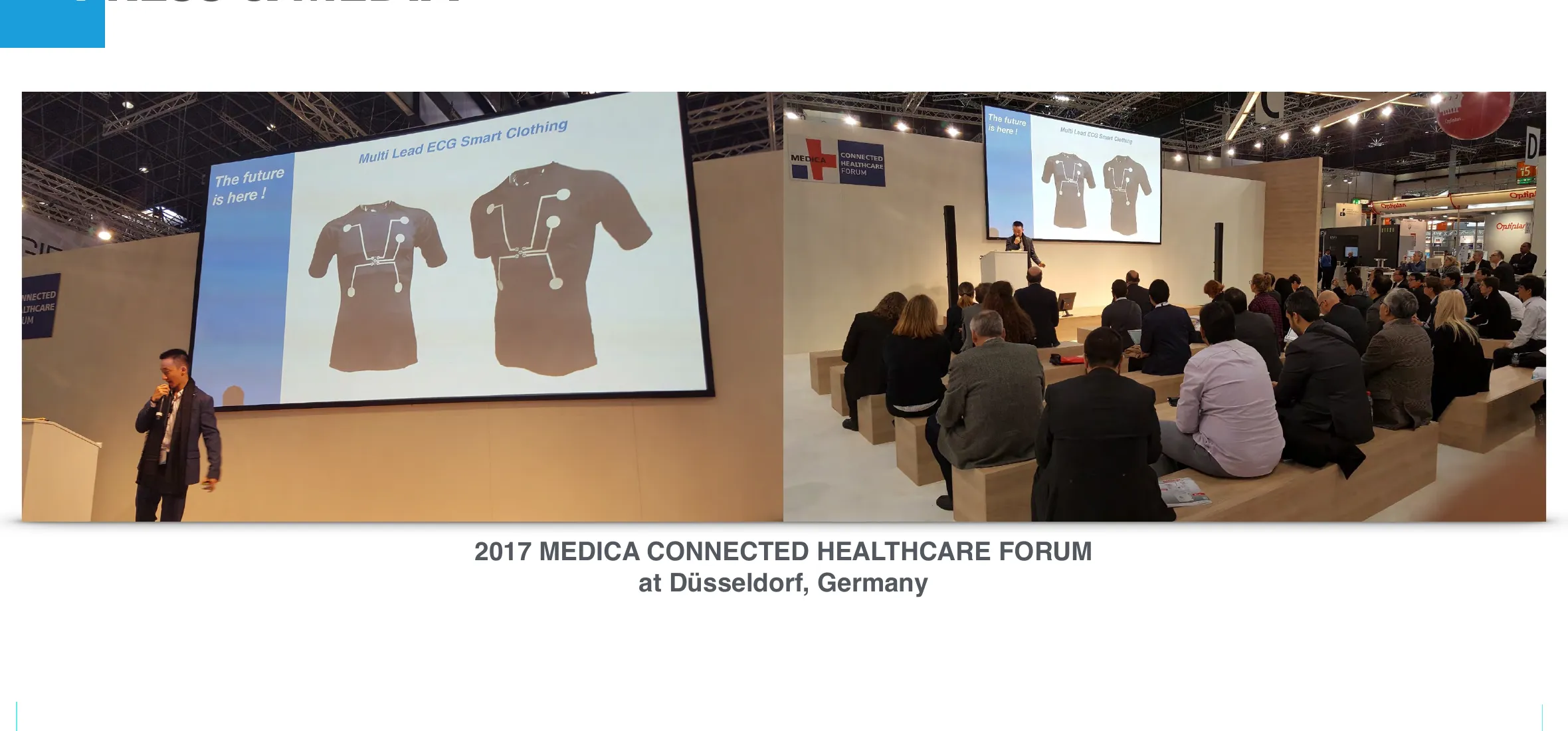Bio Union exhibition at MEDICA 2017 in Düsseldorf, Germany.